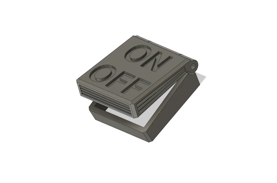 Nắp gập cho công tắc PSU với bản lề filament - Image 1