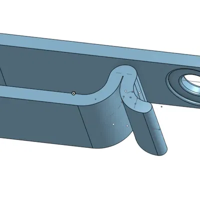 Kẹp cáp remix với lỗ vít lớn hơn