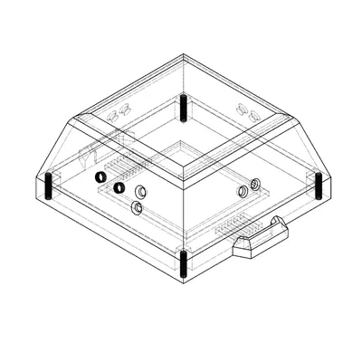Bộ báo cháy 3D với cảm biến ngọn lửa dễ sử dụng