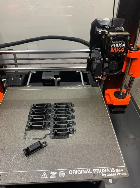 Móc treo dây cáp Prusa dễ in với đế bảo vệ - Image 2