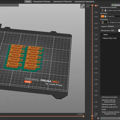 Móc treo dây cáp Prusa dễ in với đế bảo vệ