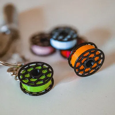 Móc khóa cuộn filament hình lục giác