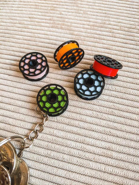 Móc khóa cuộn filament hình lục giác - Image 4