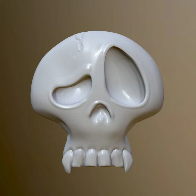 **Hộp sọ điêu khắc phong cách Sus không cần hỗ trợ** - Image 1