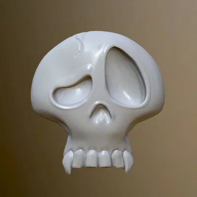 **Hộp sọ điêu khắc phong cách Sus không cần hỗ trợ**