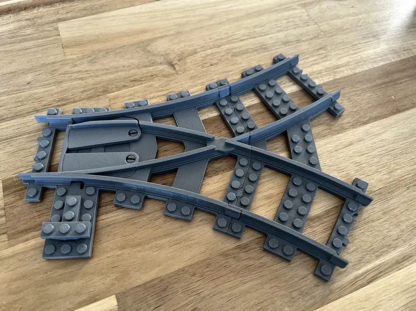 Công tắc WYE R40 V3 tương thích với Lego (đường cong tiêu chuẩn) - Image 1