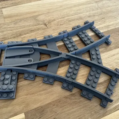 Công tắc WYE R40 V3 tương thích với Lego (đường cong tiêu chuẩn)