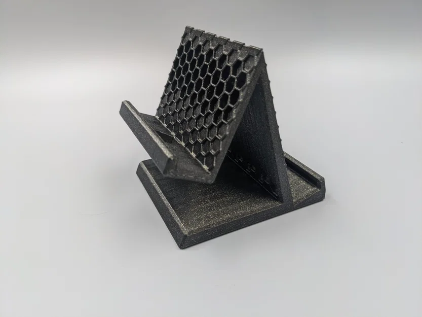 Giá đỡ điện thoại hình lục giác với lỗ sạc - Image 2