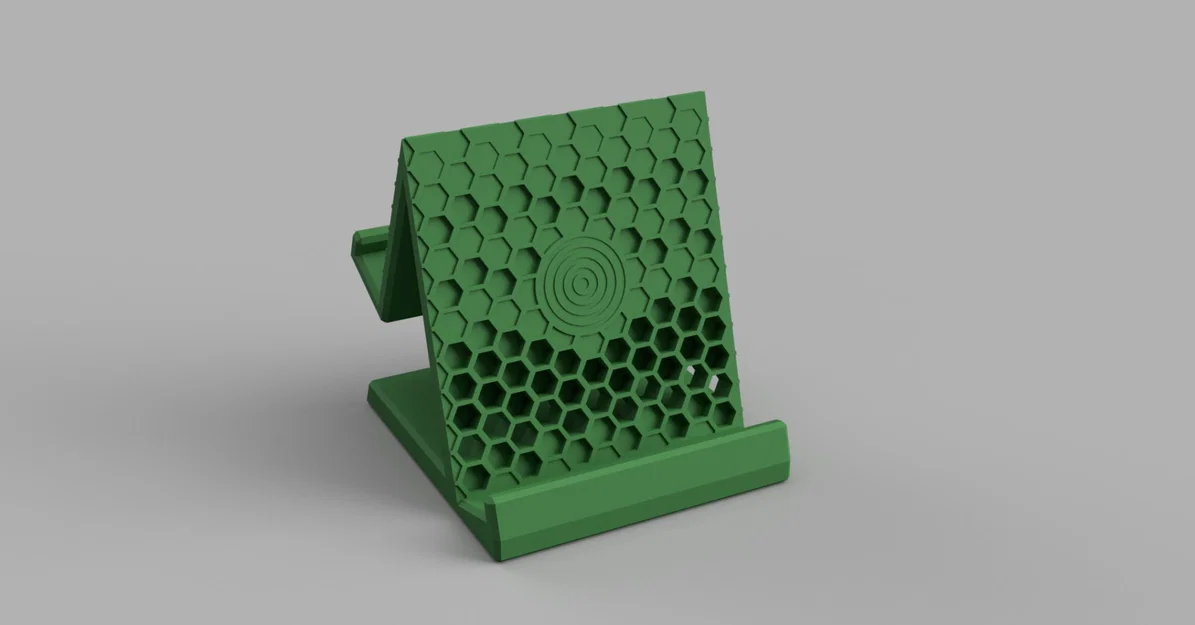 Giá đỡ điện thoại hình lục giác với lỗ sạc - Image 5