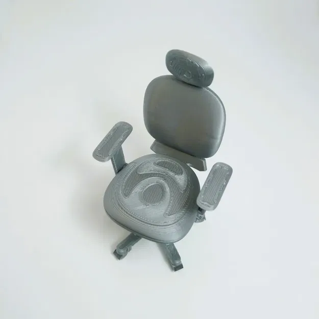 Ghế văn phòng xoay thu nhỏ mô phỏng thực tế - Image 4