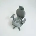 Ghế văn phòng xoay thu nhỏ mô phỏng thực tế - Thumbnail 4