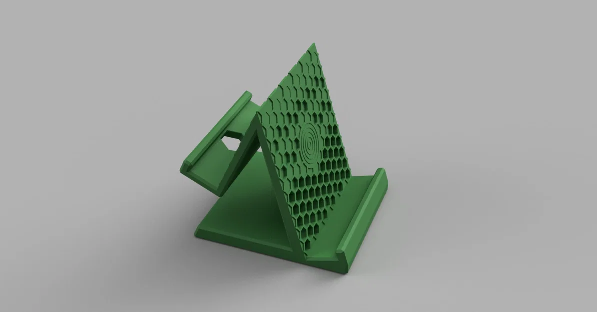 Giá đỡ điện thoại hình lục giác với lỗ sạc - Image 6