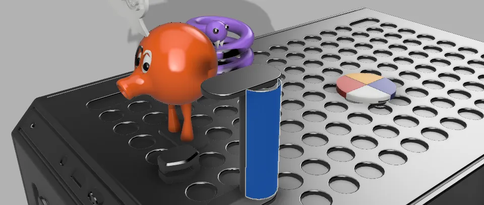 Nhân vật Q*Bert và WrongWay trên đĩa bay Qube - Image 1