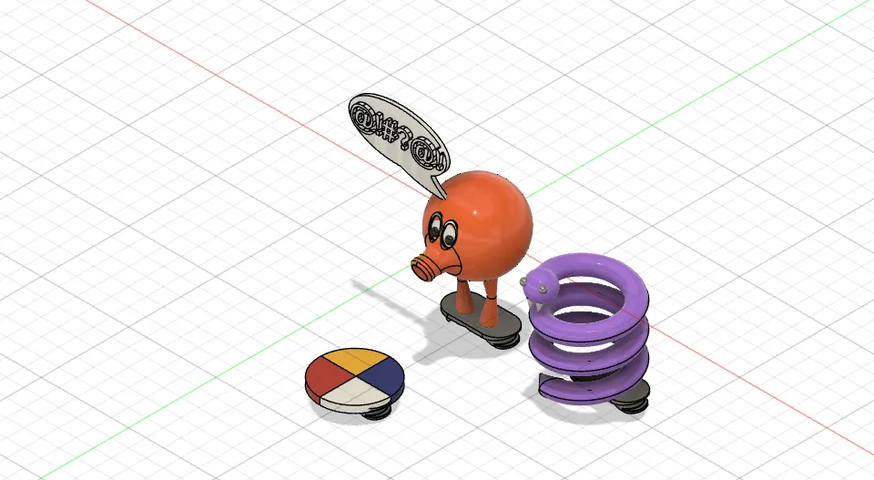 Nhân vật Q*Bert và WrongWay trên đĩa bay Qube - Image 3