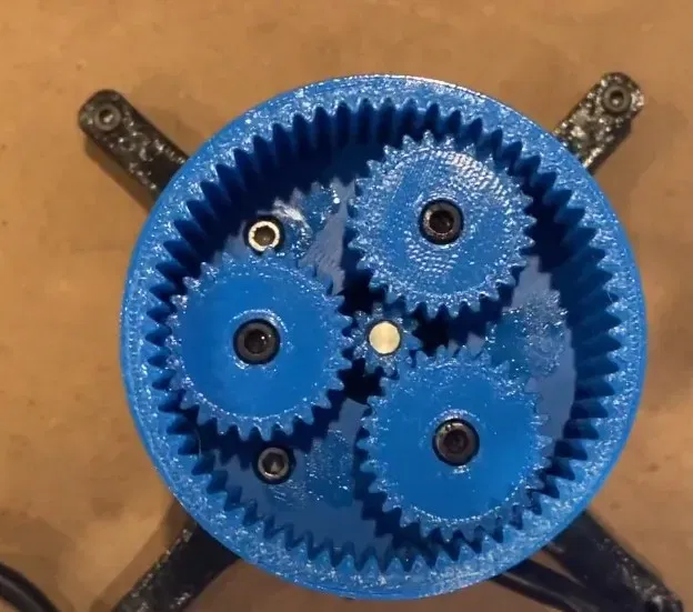 Hộp số Nema 17 tỷ lệ 1:6 cho động cơ bước - Image 1