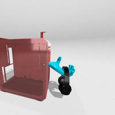 Giá đỡ tai nghe kết nối cho thùng máy Qube 500