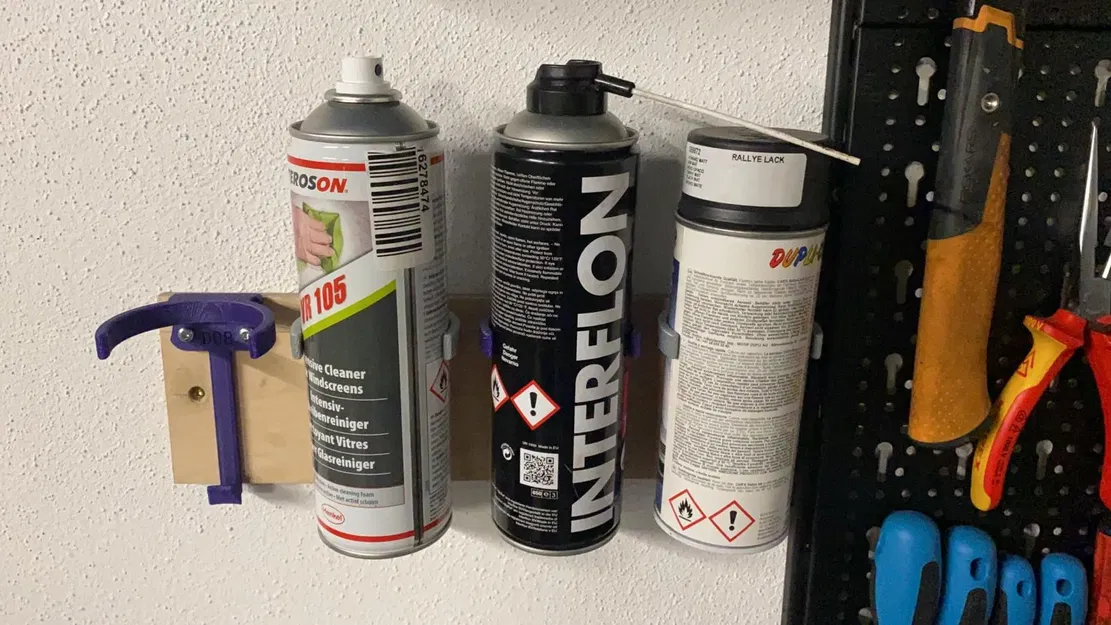 Giá đỡ bình xịt Snap-In cho không gian làm việc - Image 2