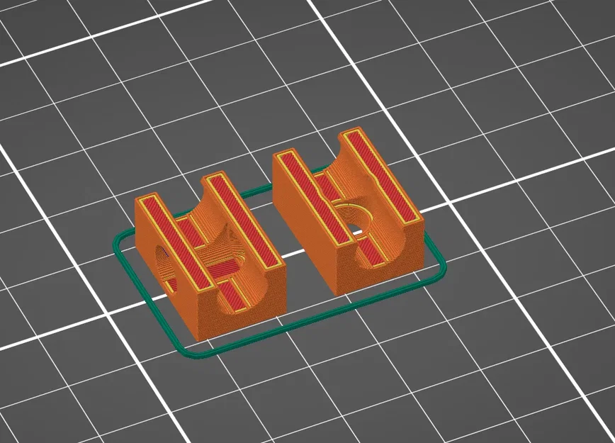 Kẹp gắn ống đường kính 1/4 inch cho hệ thống lọc nước - Image 3