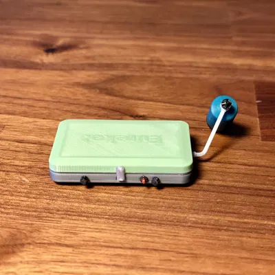 Bếp cắm trại gập 1/10 với bình propane và bộ chuyển đổi