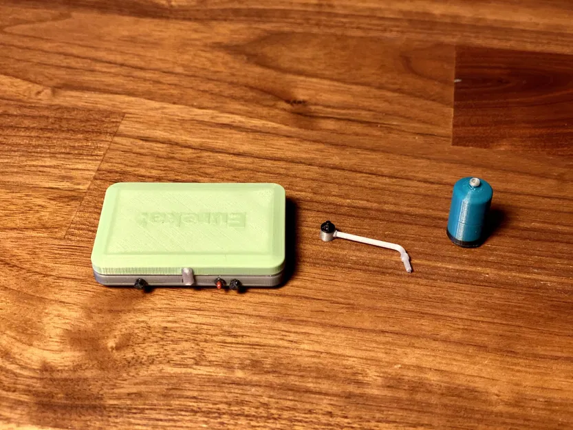 Bếp cắm trại gập 1/10 với bình propane và bộ chuyển đổi - Image 5