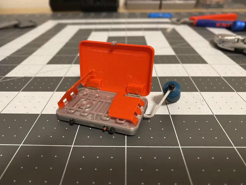 Bếp cắm trại gập 1/10 với bình propane và bộ chuyển đổi - Image 8