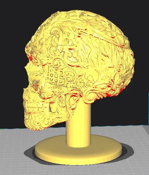 Giá đỡ trang sức hình đầu lâu độc đáo - Image 1