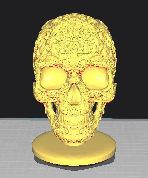 Giá đỡ trang sức hình đầu lâu độc đáo - Image 2