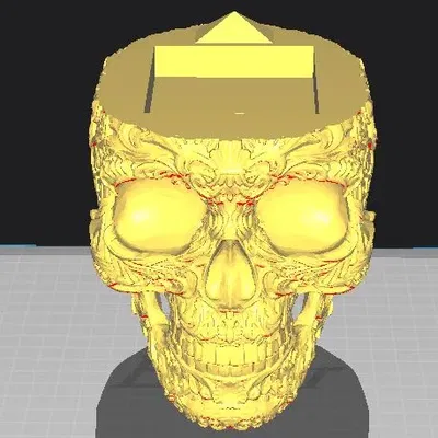 Giá đỡ trang sức hình đầu lâu độc đáo