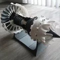Động cơ phản lực turbofan 2-spool in 3D - Thumbnail 3
