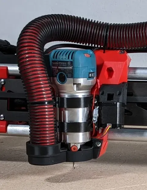 Giá đỡ và giày hút bụi tháo rời cho LowRider 3 CNC series Makita 700 - Image 1