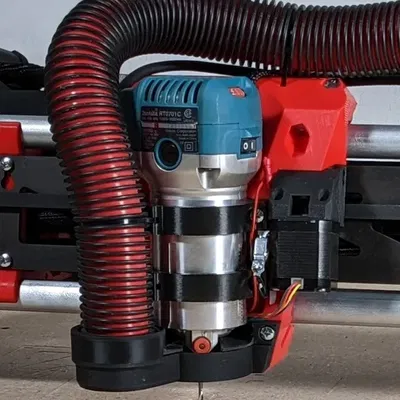 Giá đỡ và giày hút bụi tháo rời cho LowRider 3 CNC series Makita 700