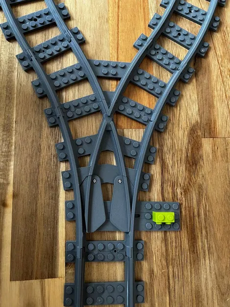 Công tắc WYE R40 tương thích Lego (đường cong tiêu chuẩn) cũ - Image 2