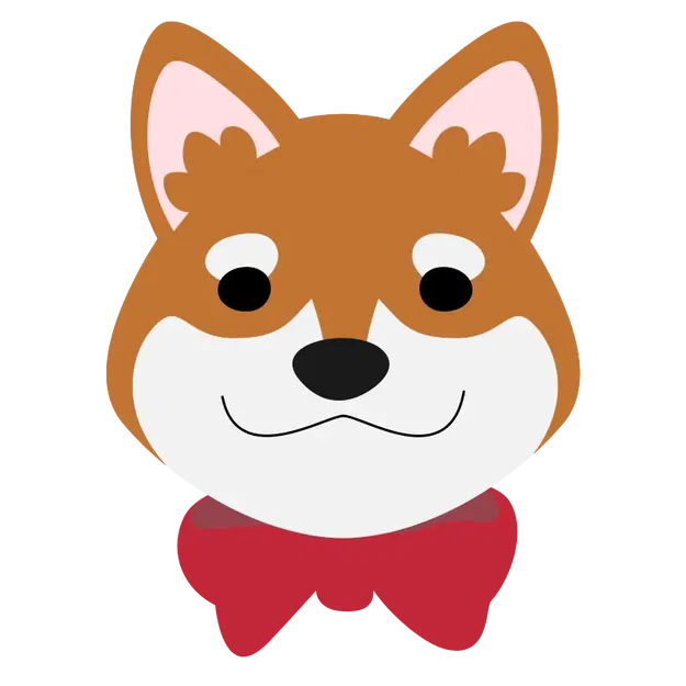 Dấu đánh dấu sách hình chó Shiba Inu - Image 1