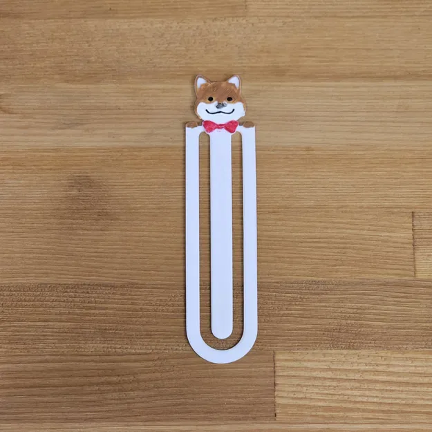 Dấu đánh dấu sách hình chó Shiba Inu - Image 2