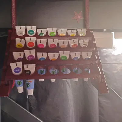 Giá đỡ ống sơn treo dưới giường Loft