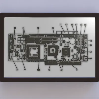 Bản vẽ bằng sáng chế cho card đồ họa GPU