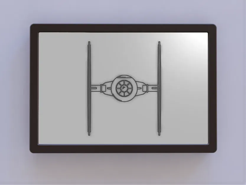 Nghệ thuật tường TIE Fighter trong Star Wars - Image 1