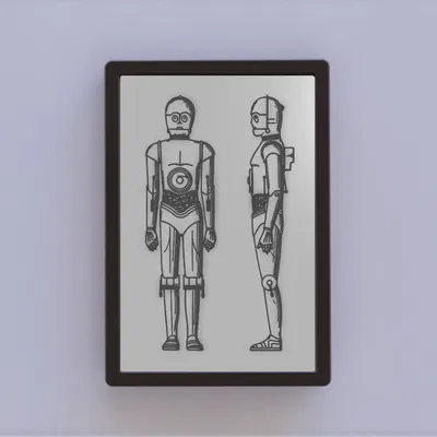 Nghệ thuật bản quyền C-3PO trong Star Wars