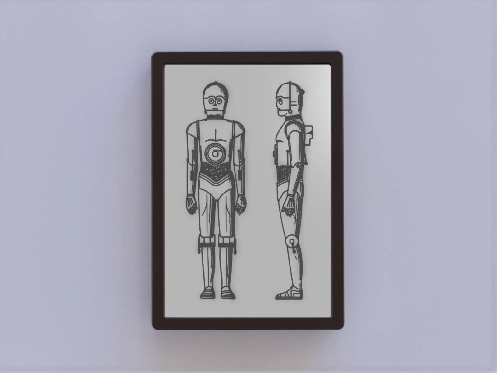 Nghệ thuật bản quyền C-3PO trong Star Wars 1