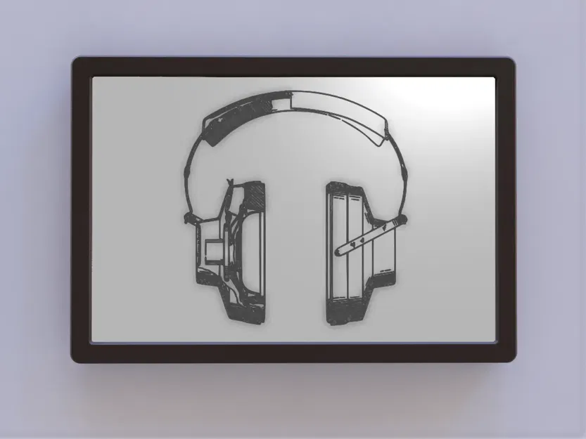 Nghệ thuật bản quyền tai nghe với hình cắt lớp driver - Image 1