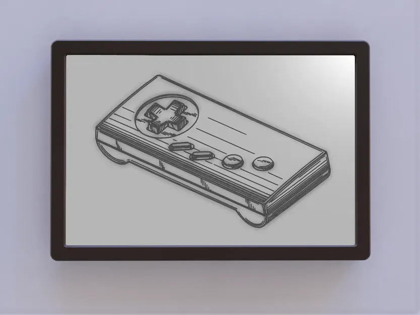 Nghệ thuật bản quyền tay cầm NES - Thiết kế chưa sử dụng - Image 1