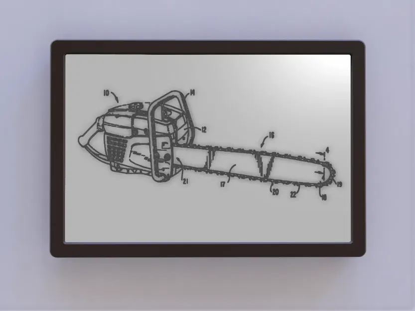 Nghệ thuật bản quyền cưa máy với thiết kế 2D - Image 1