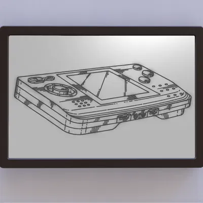 Hình vẽ bằng sáng chế của Neo Geo Pocket SNK