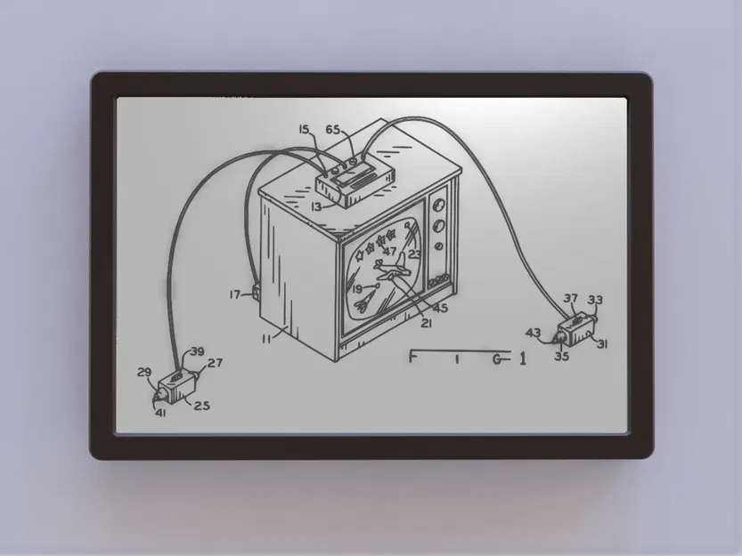 Nghệ thuật bản quyền Magnavox Odyssey kết nối TV - Image 1