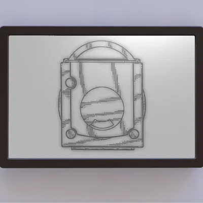 Bản vẽ sáng chế Nintendo GameCube 2D