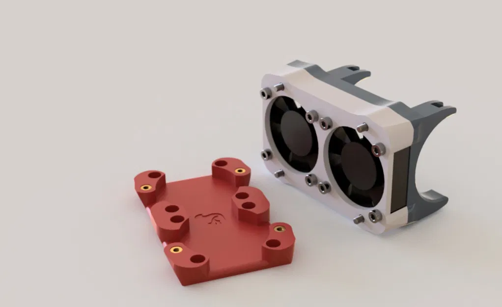 Giá đỡ quạt đôi cho động cơ ARRMA 40mm - 4010 & 4020 - Image 2