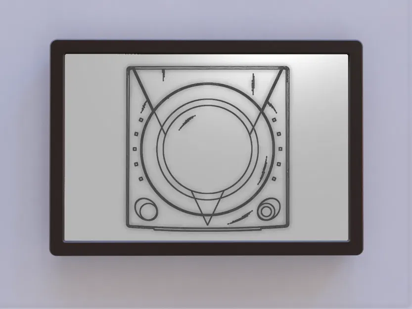 Hình vẽ bằng sáng chế Sega Dreamcast - Mặt trên - Image 1