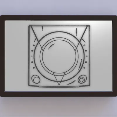 Hình vẽ bằng sáng chế Sega Dreamcast - Mặt trên