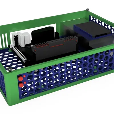 Vỏ máy tính mỏng cho bo mạch chủ MATX