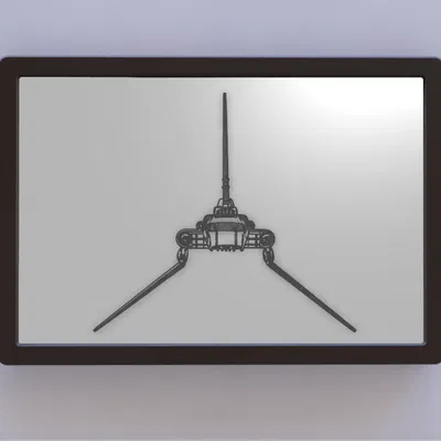 Hình vẽ bản quyền tàu vận tải Imperium trong Star Wars